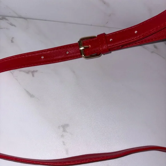 Juicy Couture Strawberry Satchel Freshly Picked Chestnut Brown Red - Picture 2 of 9